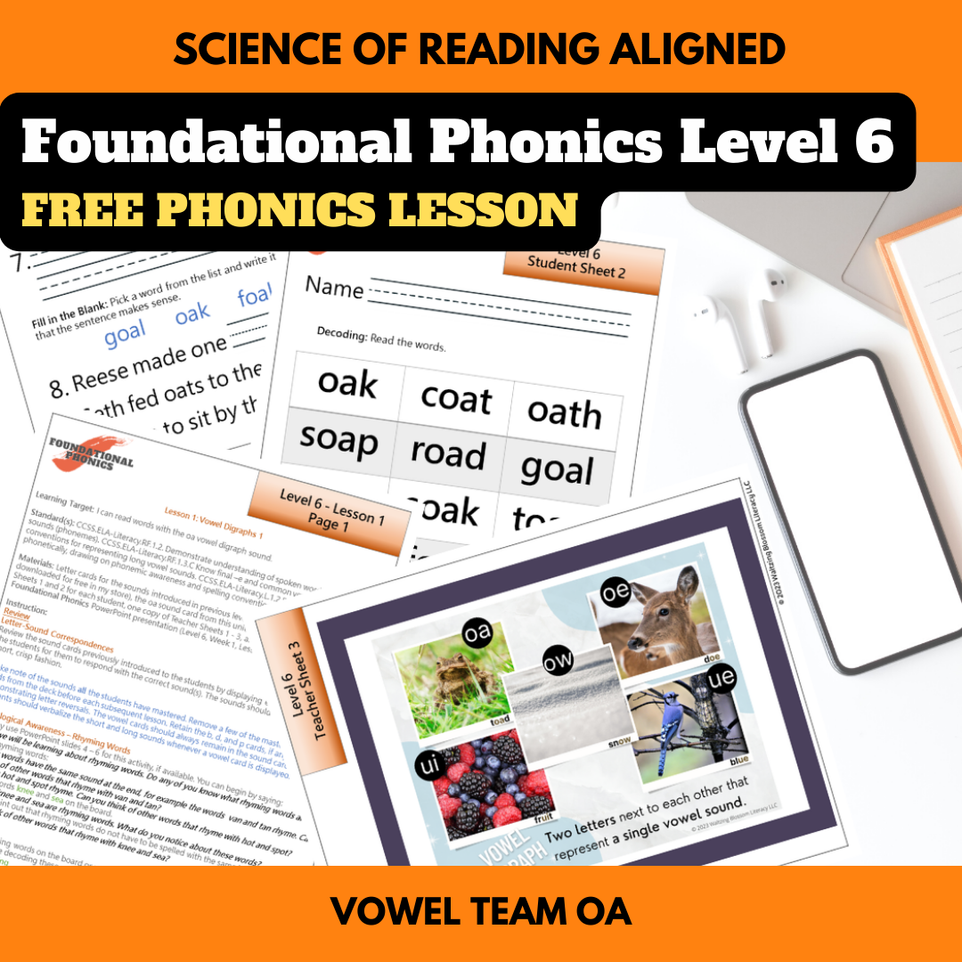 Free Phonics Lesson: Master the Vowel Team oa Sound