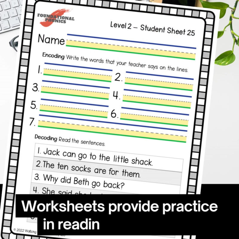 Thumbnail: Foundational Phonics Level 2 Unit for Digraph & Trigraph Words