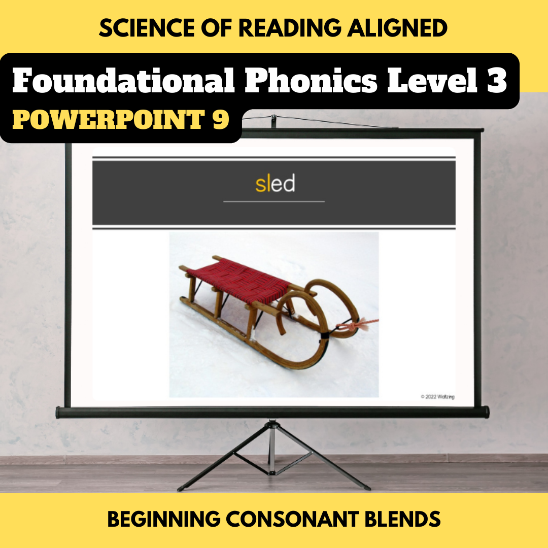 Beginning Consonant Blends Phonics Slides | PowerPoint 9