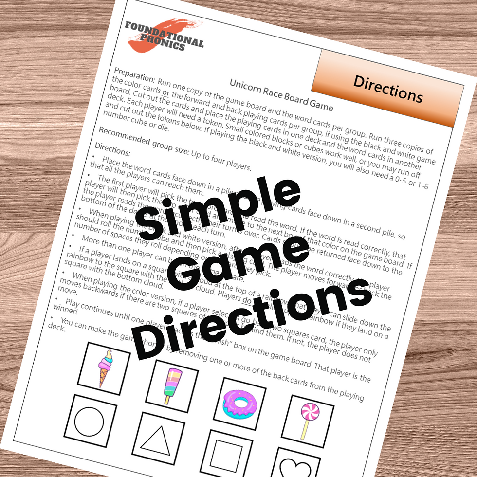 Thumbnail: Fun and Printable Phonics Board Game for -ng, -nk, -old and -ild Words