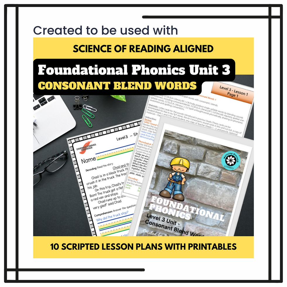 Thumbnail: Ending Consonant Blends Phonics Slides | PowerPoint 10