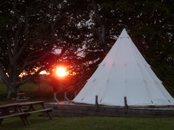 Stay in a Tipi.