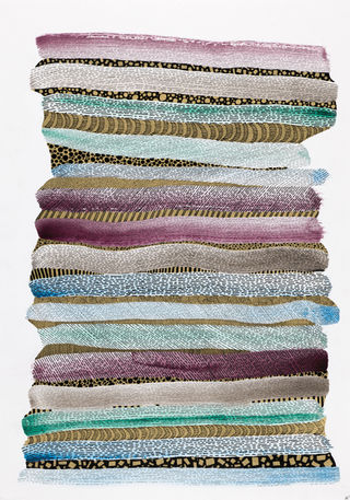 gemengde techniek - oostindische inkt en aquarelverf op aquarelpapier