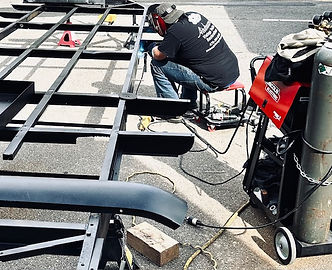 Repairing a rusted RV frame