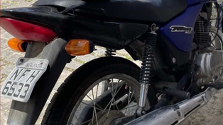 Moto foi tomada de assalto em São Miguel das Matas