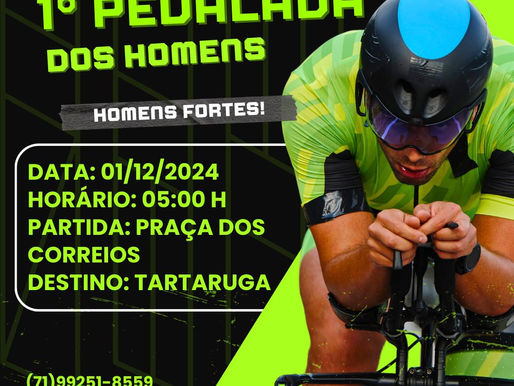Vem aí a 1ª Pedalada dos Homens em Amargosa e você pode fazer parte.