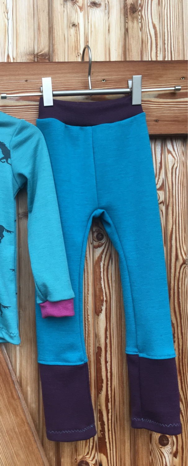 Miniaturbild: Leggings aus dickem Wolljersey