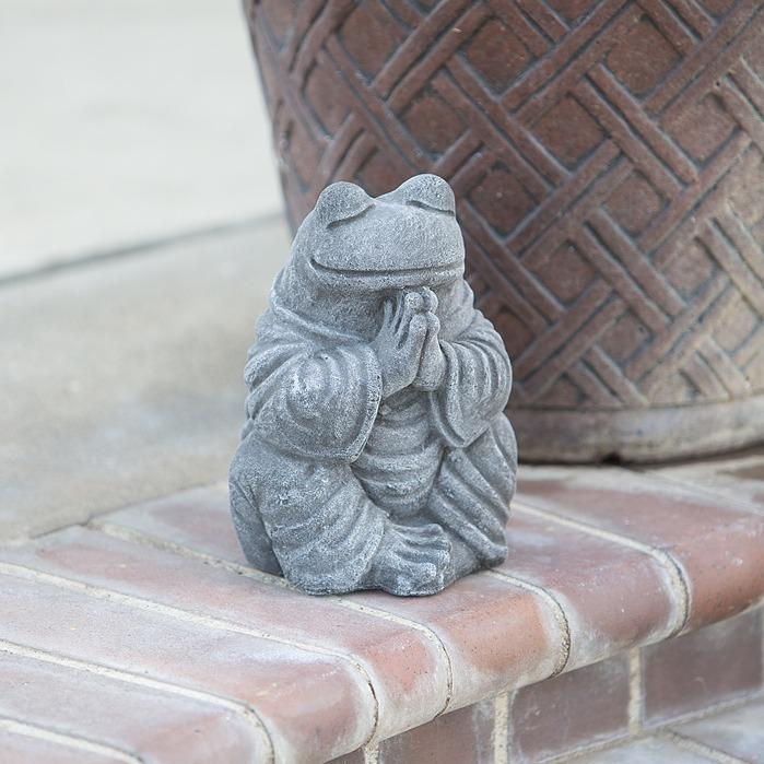 Thumbnail: Volcanic Ash Praying Frog Statue