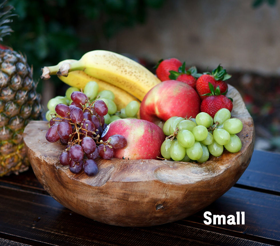 Thumbnail: Hand Crafted Teak Fruit Bowl