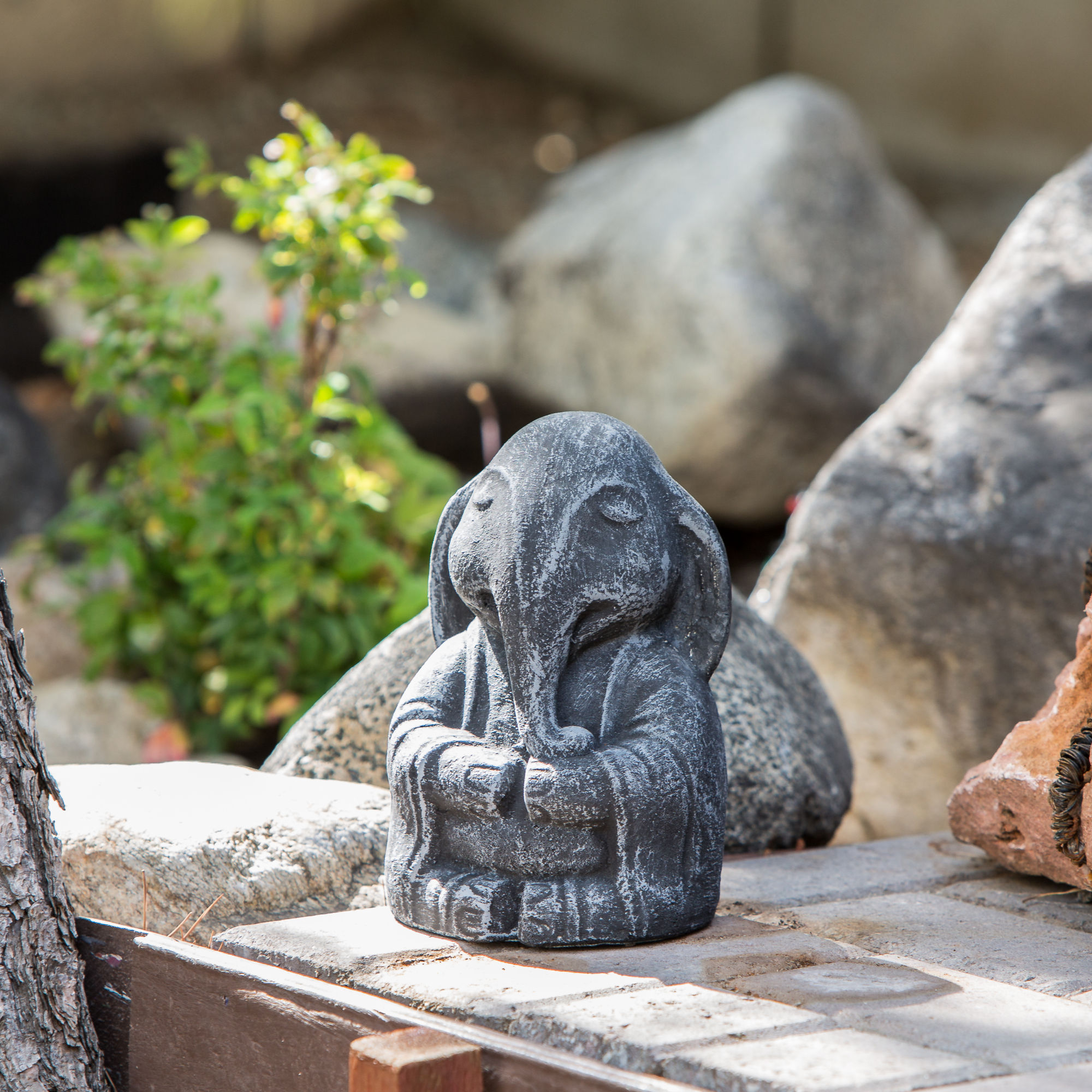 Elephant Statue - Indoor Statue - Stone Elephant - Outdoor Statue - Animal Statue - Garden Statue - Elephant