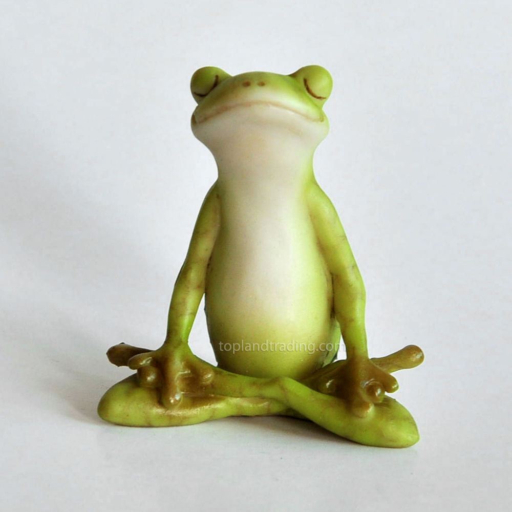 Yoga Frog Fairly Land Figure