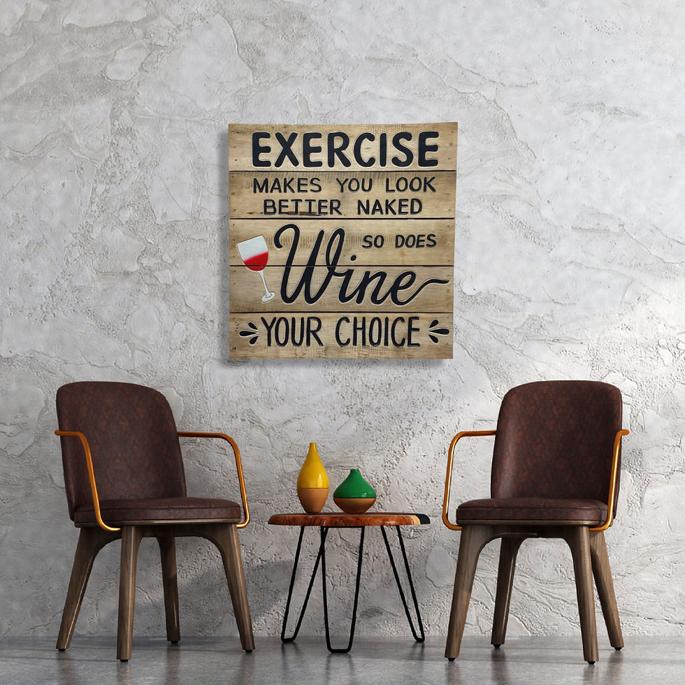 Thumbnail: Hanging Wall Decor for Wine Lovers