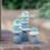 Thumbnail: Rock Cairns, Mini Stacked Rocks, Small Pebble and Glass Balanced Rock Cairns, Home Decor, Outdoor Decor, Garden Decor