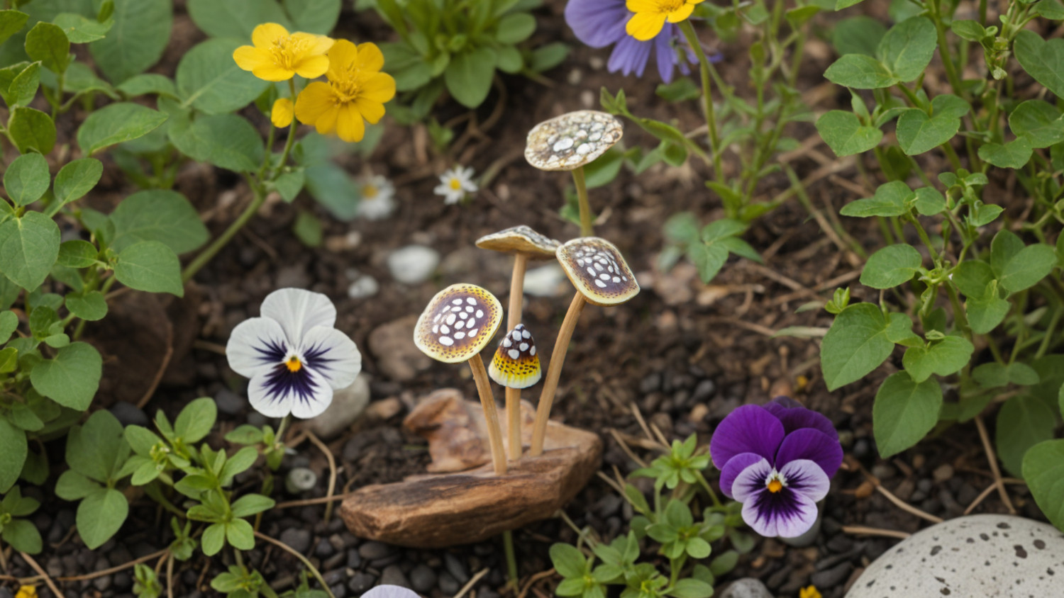 Parasite Kritik Mushroom Home and Garden Decor | Awesome Stones