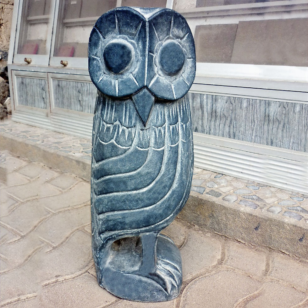 Thumbnail: Owl Statue for Porch, Patio, or Balcony - Indoor and Outdoor Decor