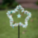 Glass star garden stake. Star Garden Decoration. Garden Decor and Ornaments. Hobby Lobby, Michaels, Home Goods