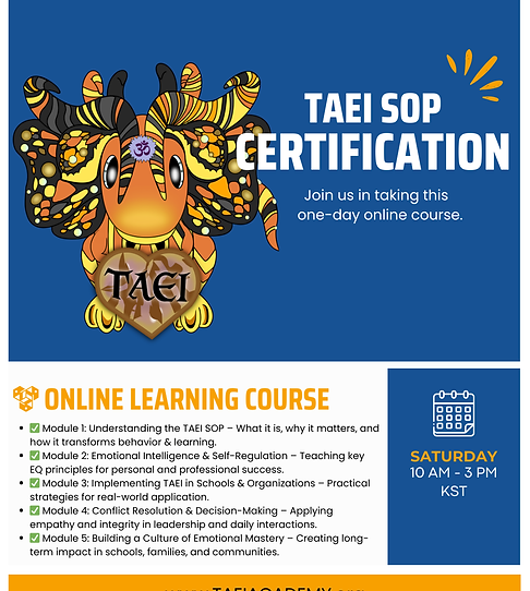 TAEI SOP Certification Training