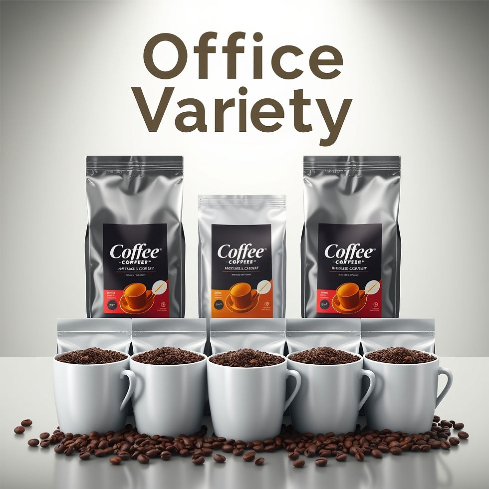 generate an image for a coffee advert saying_ _Office Variety_.jpg