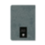 Cahier A5 bleu - dos