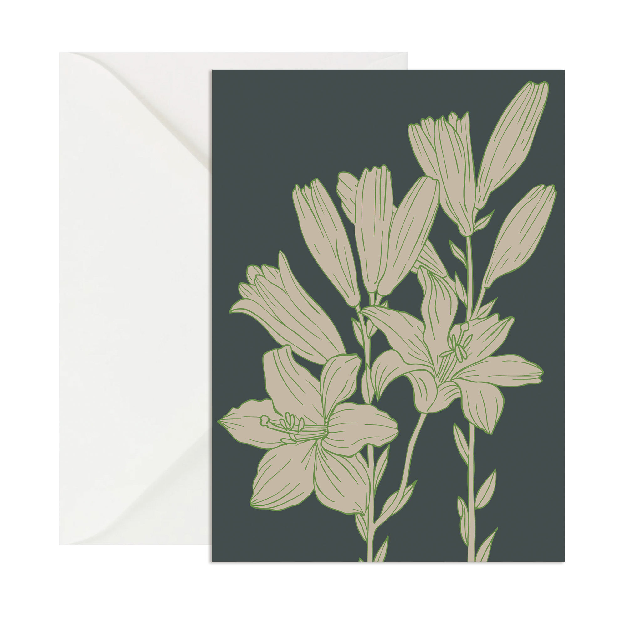 Carte double "Lys de la Madone"