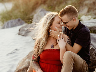 Couples Beach Session - Jetty Park Beach - Cape Canaveral, Florida