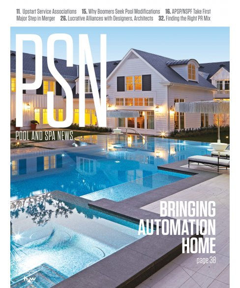 Pool Spa News Magazine Cover