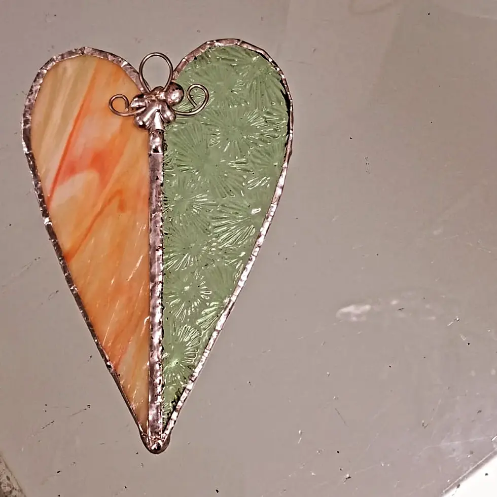 Helen led the glass part of the 'Crafalong'