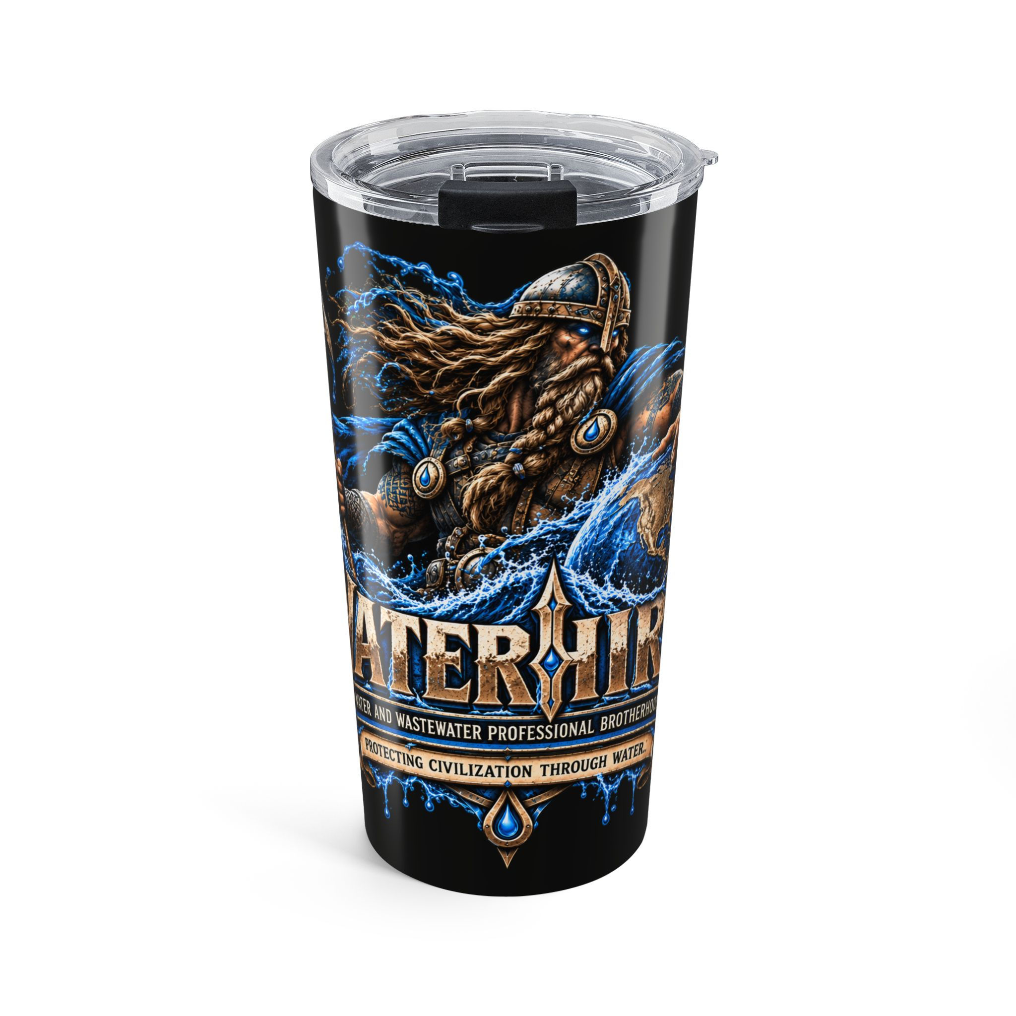 20oz Viking Waterman Tumbler – Ocean Warrior Insulated Travel Cup