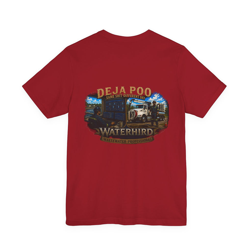 Thumbnail: WaterHird Deja Poo T-Shirt — Vintage Trucking Graphic Tee