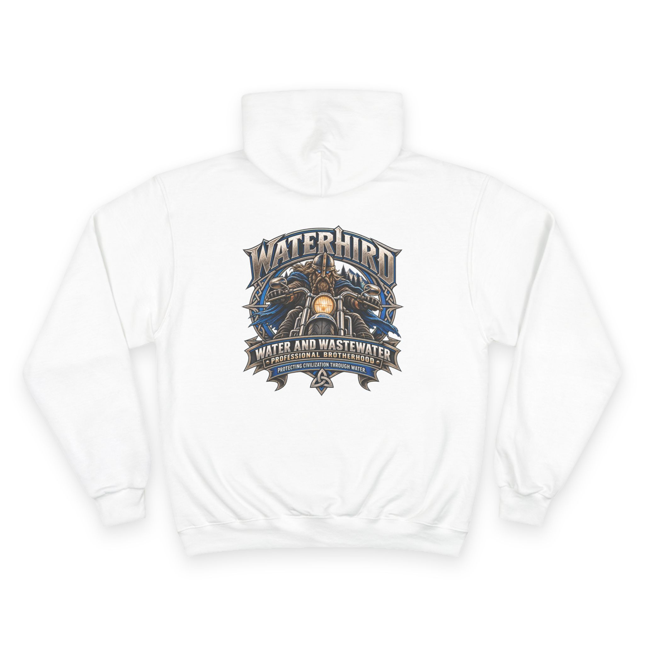 Champion Hoodie — Water/Wastewater Plant Operator Graphic Hoodie