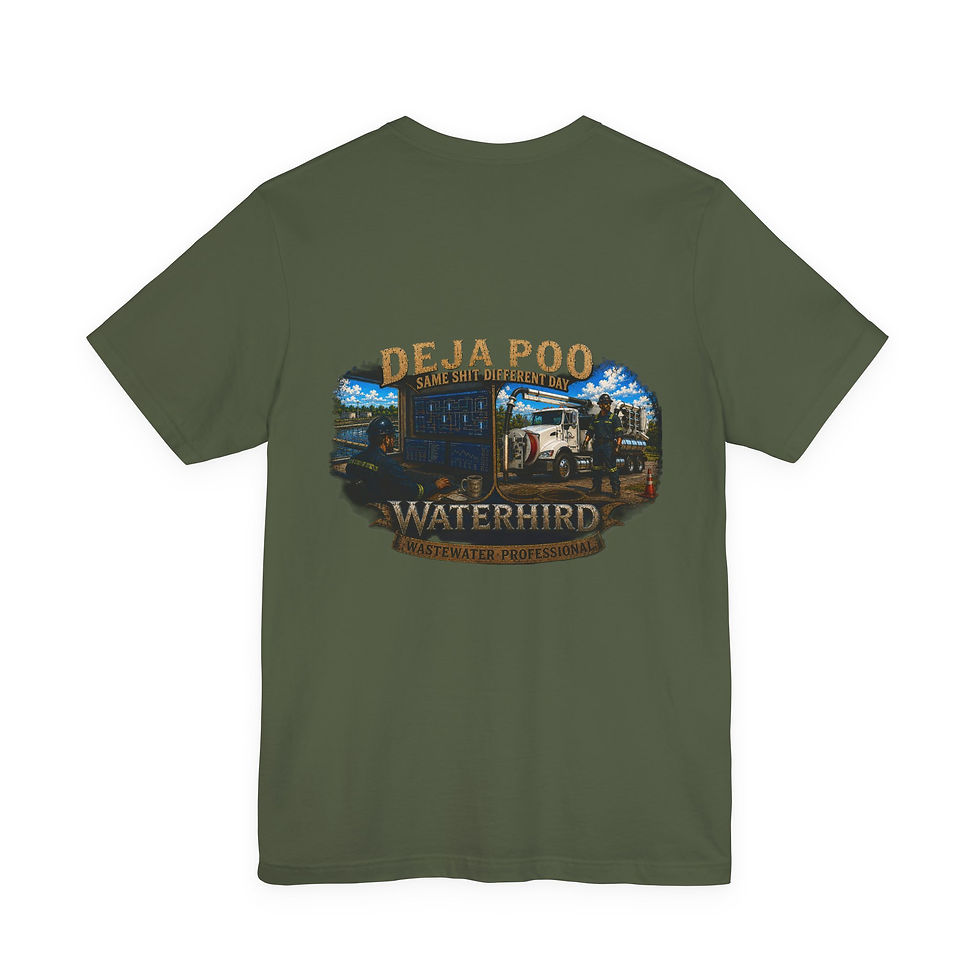 Thumbnail: WaterHird Deja Poo T-Shirt — Vintage Trucking Graphic Tee