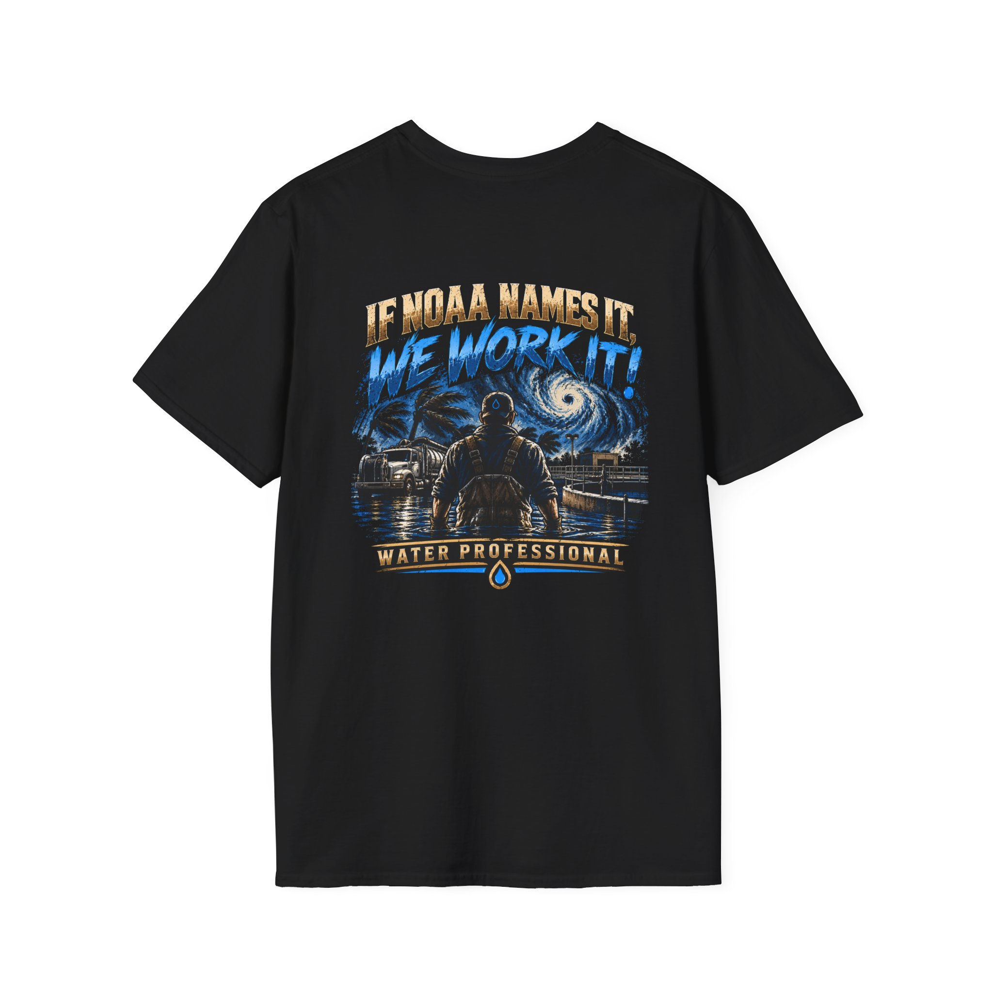 WaterHIRD Viking Helmet T-Shirt — Rustic Norse Warrior Graphic Tee