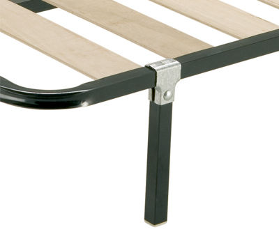 Pé Quadrado Metálico com 33 cm Mindol