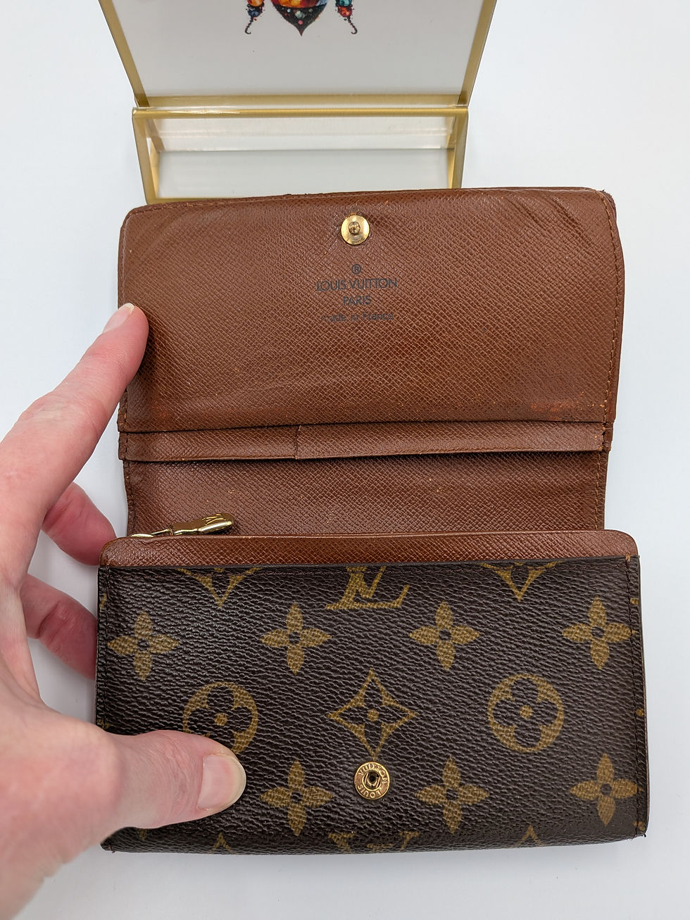 Thumbnail: Louis Vuittion Porte Monnaie Tresor Bifold Wallet in Monogram