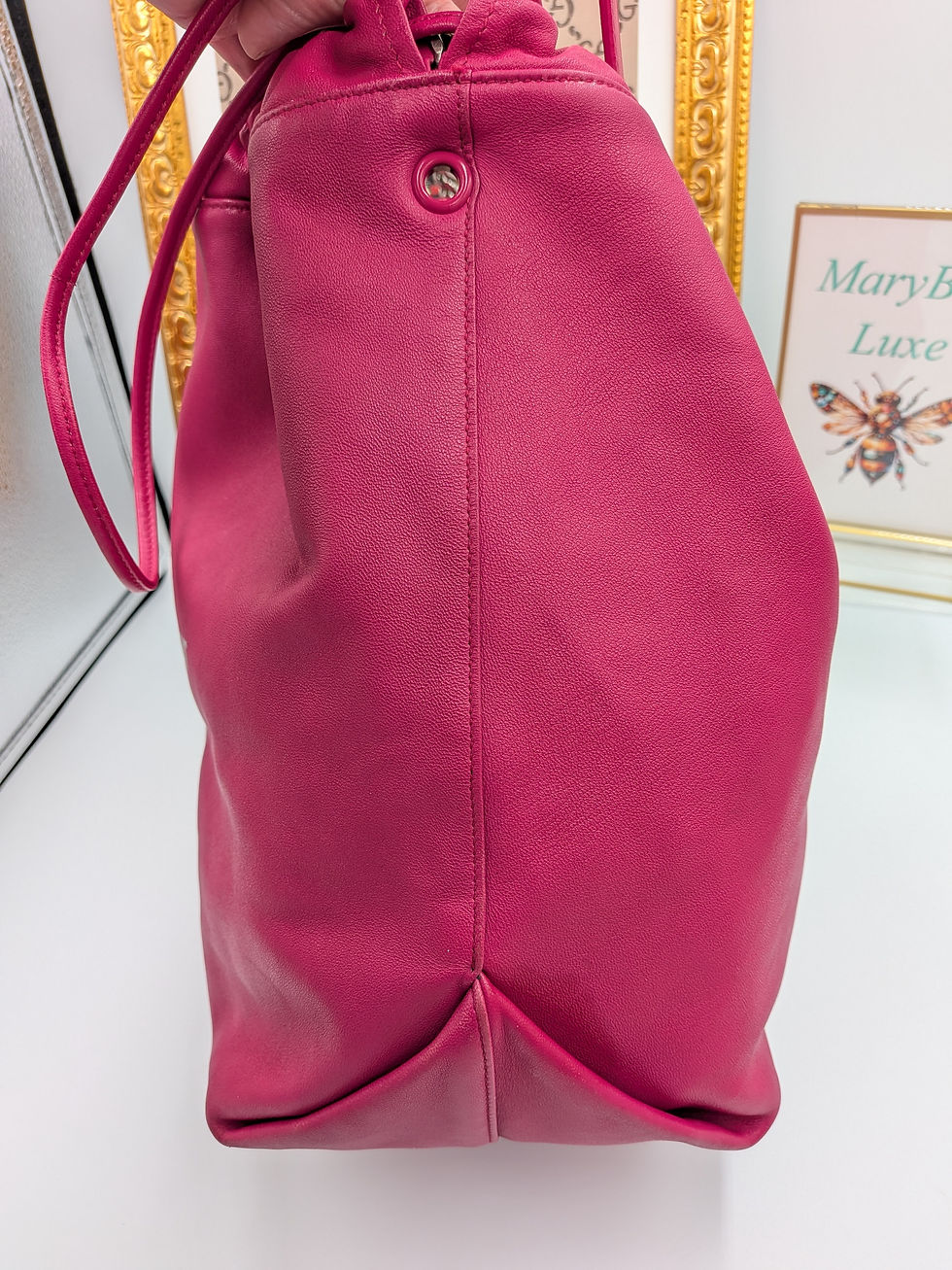 Thumbnail: YSL - Saint Laurent Teddy Shoulder Bag in Pink Lambskin