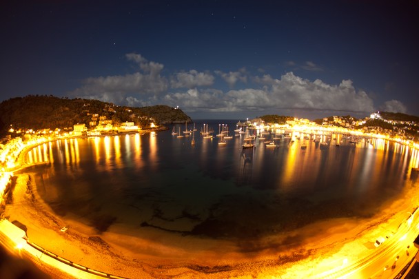 Dinner onboard in Port de Soller