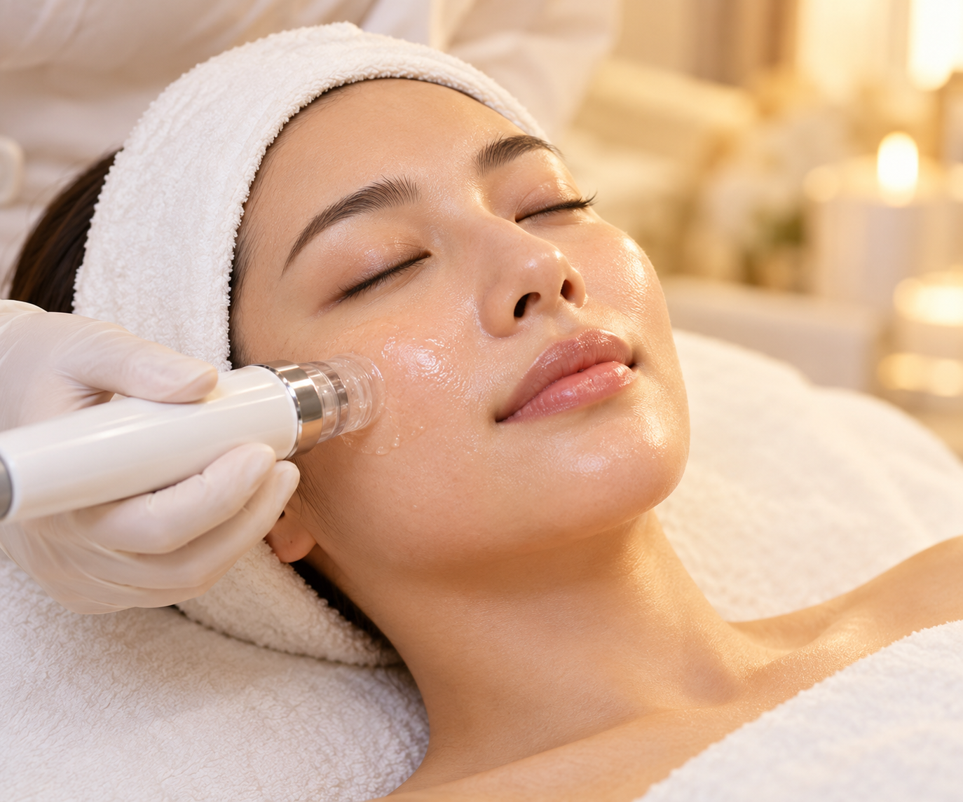 Hydro-Infusion Deep Cleansing Facial treatment concept