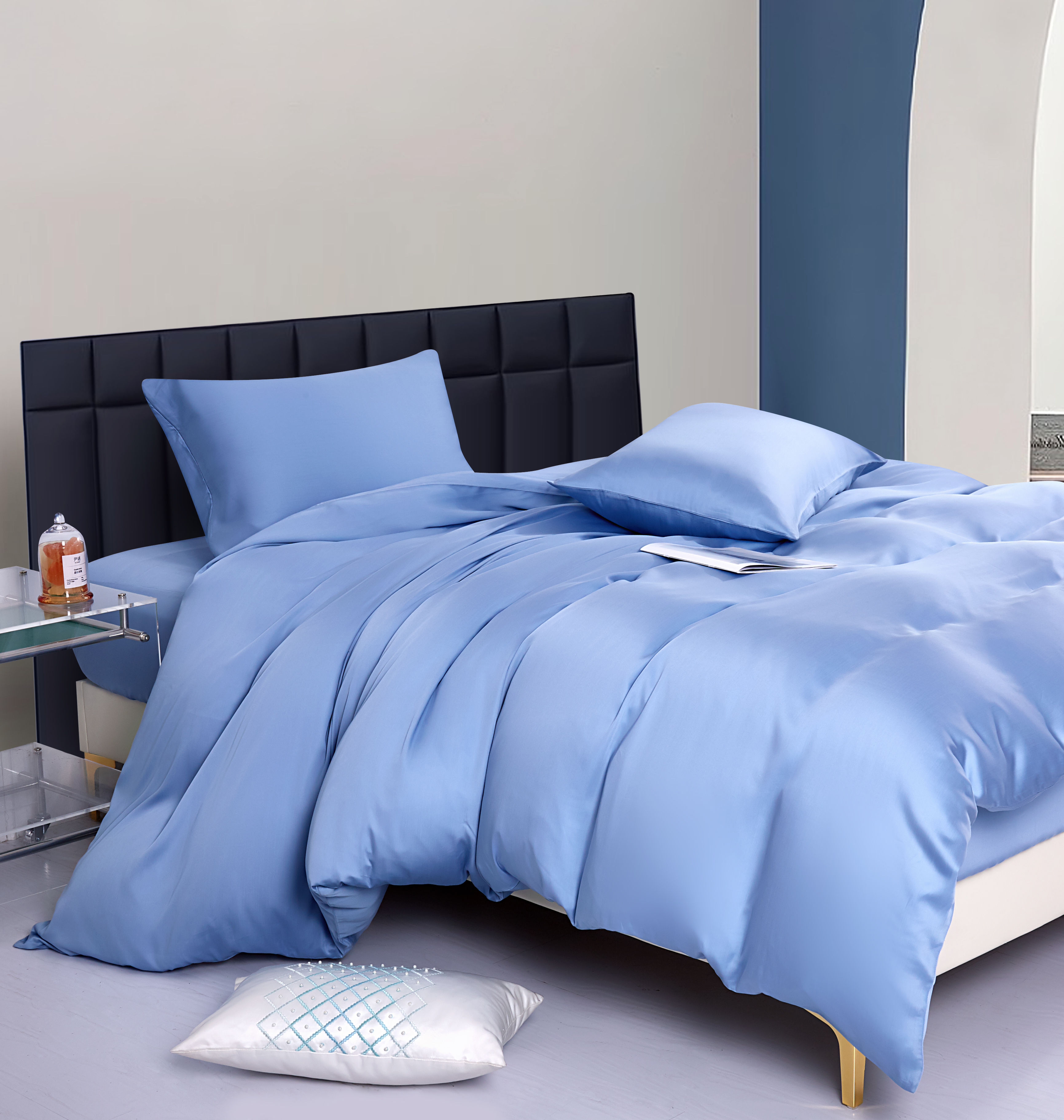 Tencel-Bettbezug (Blau)