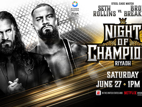 WWE Night of Champions in Riyadh, Saudi Arabia, Streaming Live on ESPN Unlimited, June 27th, 2026 — The Premium Live Event Preview: