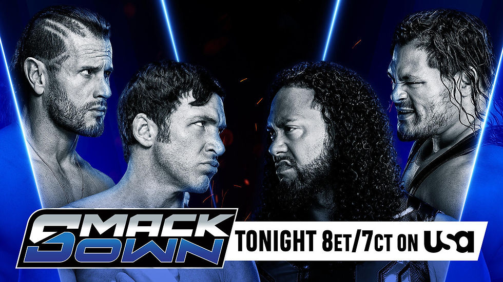 The Motor City Machine Guns will be taking on the MFTs in JC Mateo and Talla Tonga. Don't miss WWE Friday Night SmackDown at 08:00 PM ET and 05:00 PM PT on the USA Network. (Photo by WWE)