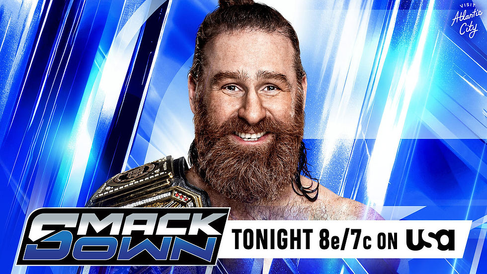 Brand New Undisputed WWE Champion Sami Zayn will be LIVE in Atlantic City as he celebrates his monumental win at WWE Night of Champions, as he won his 1st Ever WWE World Title, having been with the company for 13-Years. (Image courtesy of WWE)