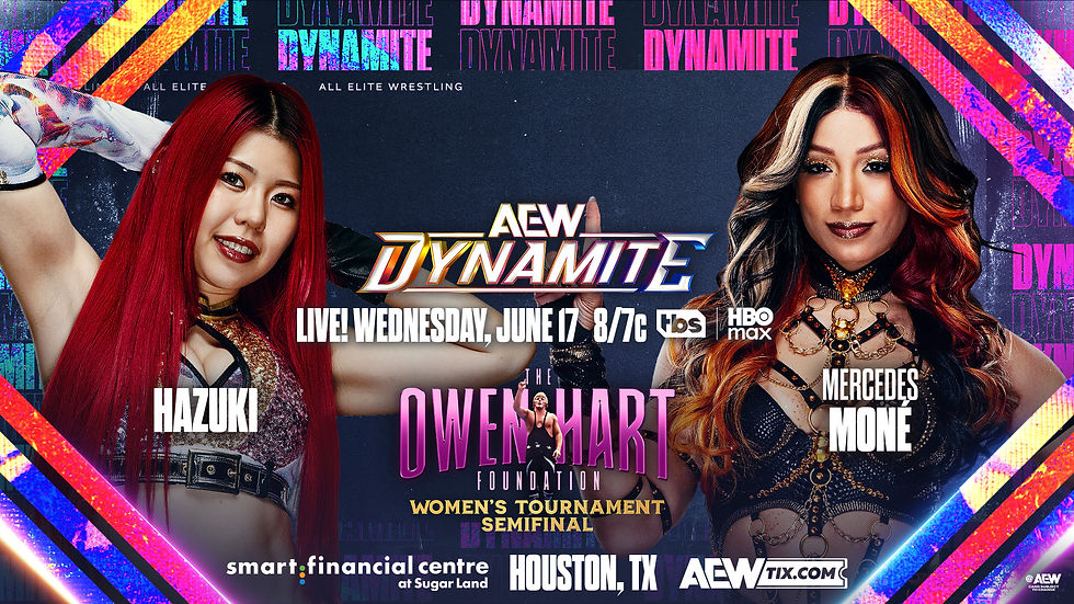 Hazuki from STARDOM will be going against Mercedes Moné in the Semi-Final of the Women’s Owen Hart Tournament. (Image courtesy of AEW)