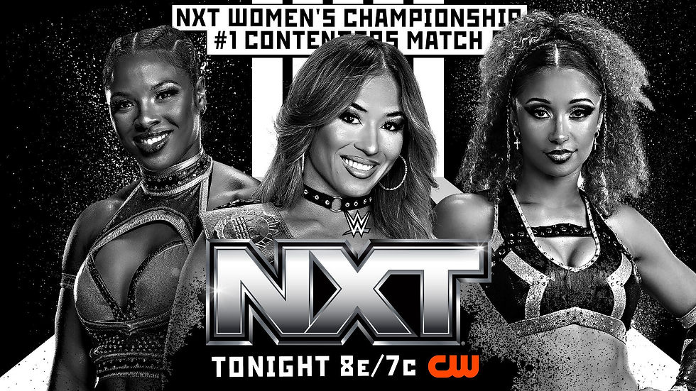 Lola Vice, Kali Armstrong & Kelani Jordan will all be competing tonight in the Main Event as they have the opportunity to be the next No. 1 Contenders for the WWE NXT Women’s Championship. Who’ll be Kendal Grey’s next challenger? Find out tonight. (Image courtesy of WWE)