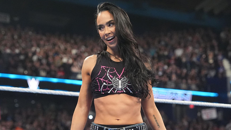 AJ Lee has made her return for the first time in 10 years, as she fought off Becky Lynch, and she slapped her husband, CM Punk, multiple times, as she’s now back in the WWE. (Photo by WWE)