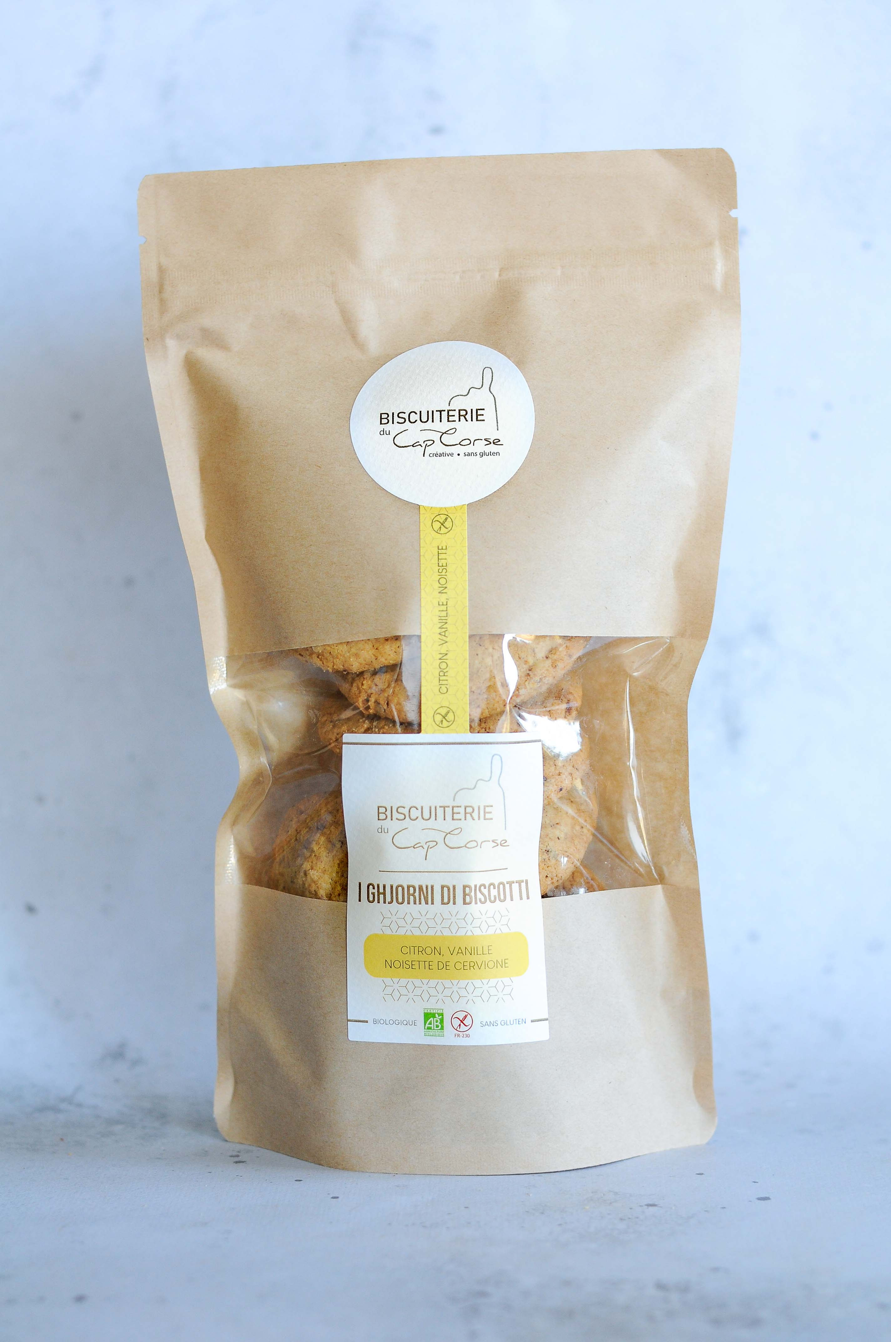 Biscuit Citron Vanille Noisette de Cervione