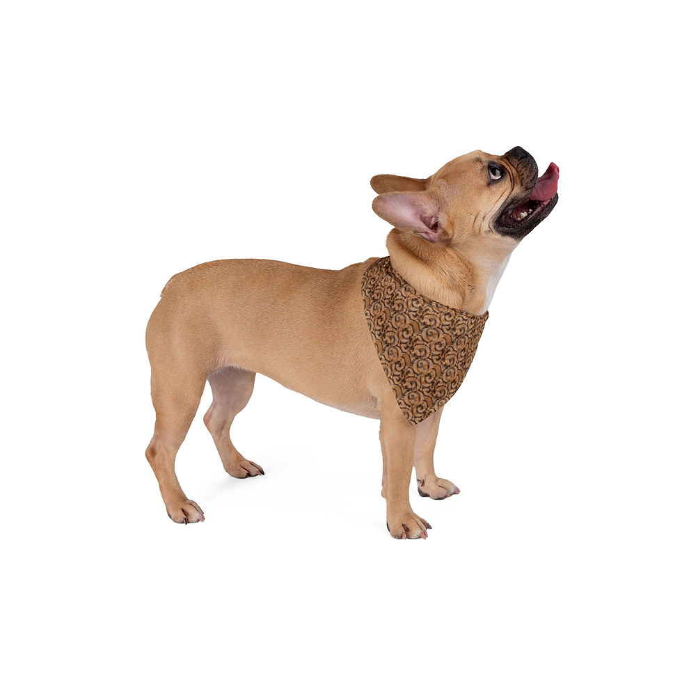 Thumbnail: Mocha Latte Bandana for Dogs and Cats