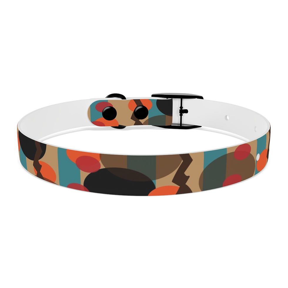 Thumbnail: Disco Dots Pattern Dog Collar