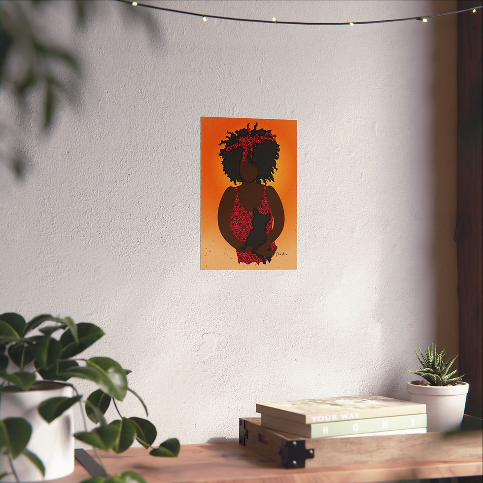 Thumbnail: "Yorkie Love" Fine Art Print