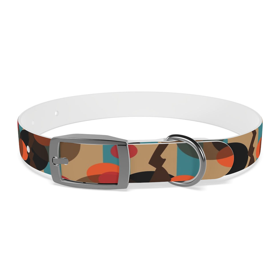 Thumbnail: Disco Dots Pattern Dog Collar