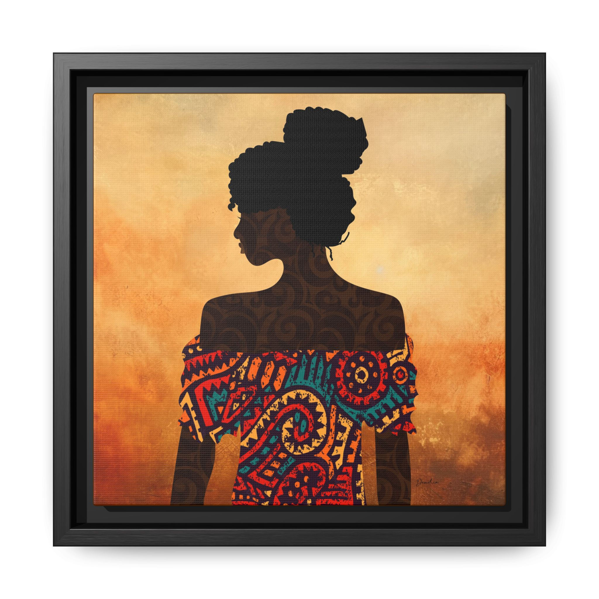 "It Was What She Said" Framed Custom Art Print, 6"x6" from $30.00